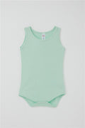 Baby Boy Snap-Button Bodysuit Basic Aqua Green (9 Months-1.5 Years)