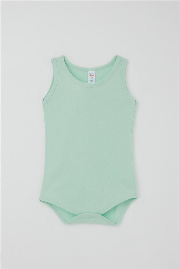Baby Boy Snap-Button Bodysuit Basic Aqua Green (9 Months-1.5 Years)