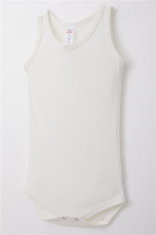 Baby Boy Snap-Button Bodysuit, Ecru (9 Months-2 Years)
