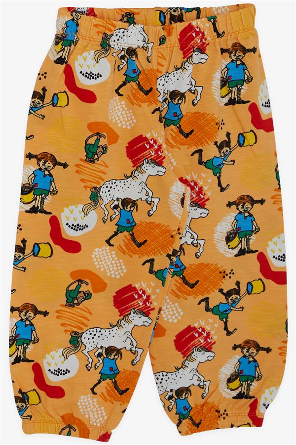 Baby Boy Pajama Set Crazy Girl Design Mustard Yellow (9 Months-1 Years)