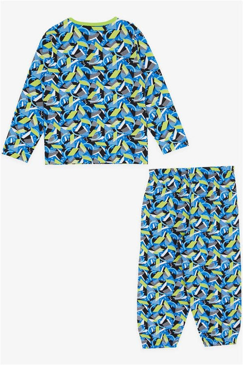 Baby Boy Pajama Set, Patterned, Mixed Colors (9 Months-1 Years)