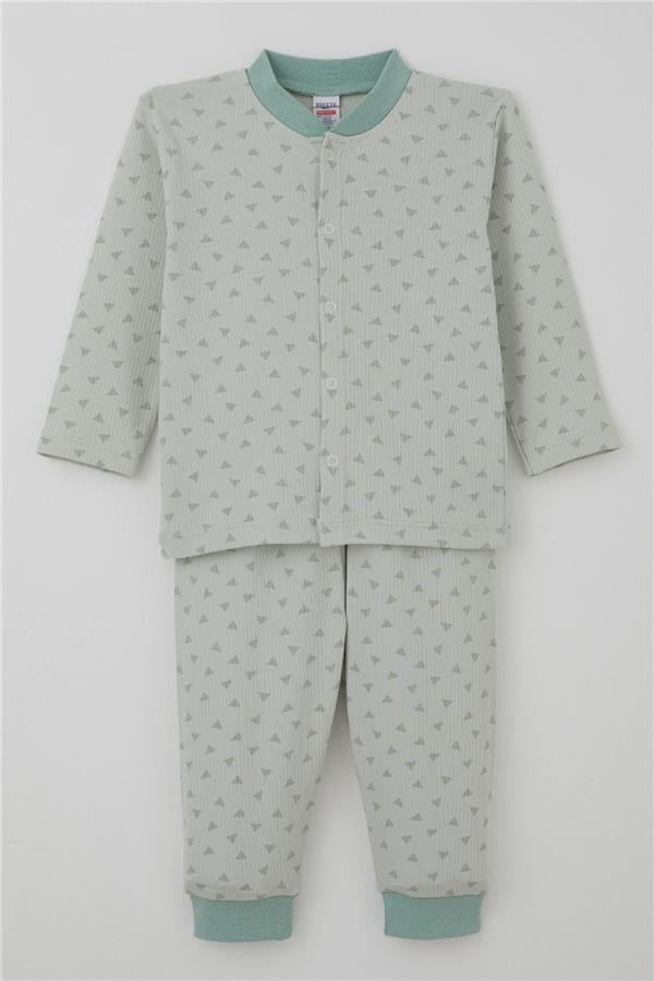 Breeze Kids Aqua Green Top Bottom Set