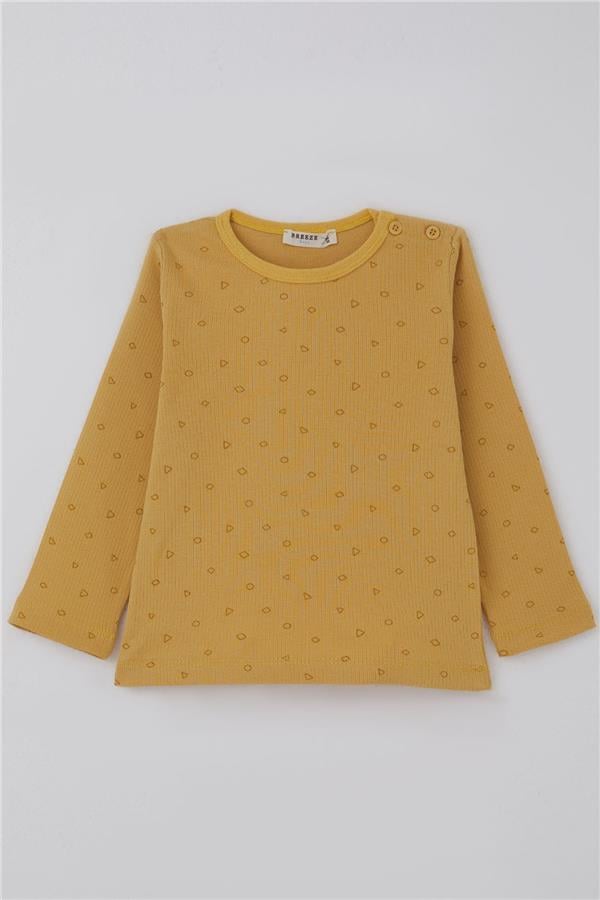 Breeze Kids Mustard Yellow Top Bottom Set