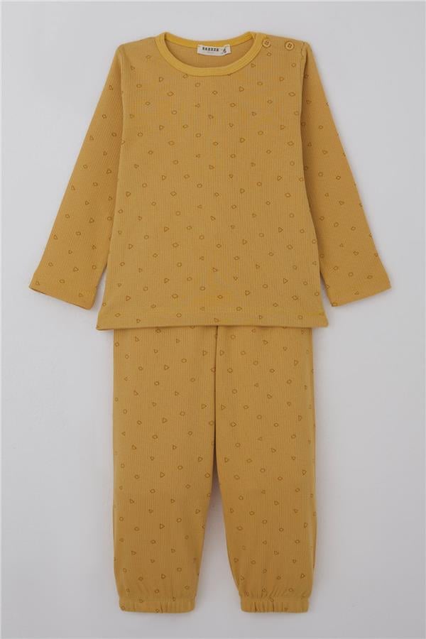 Breeze Kids Mustard Yellow Top Bottom Set