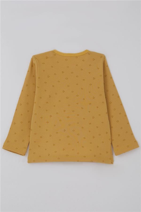 Breeze Kids Mustard Yellow Top Bottom Set