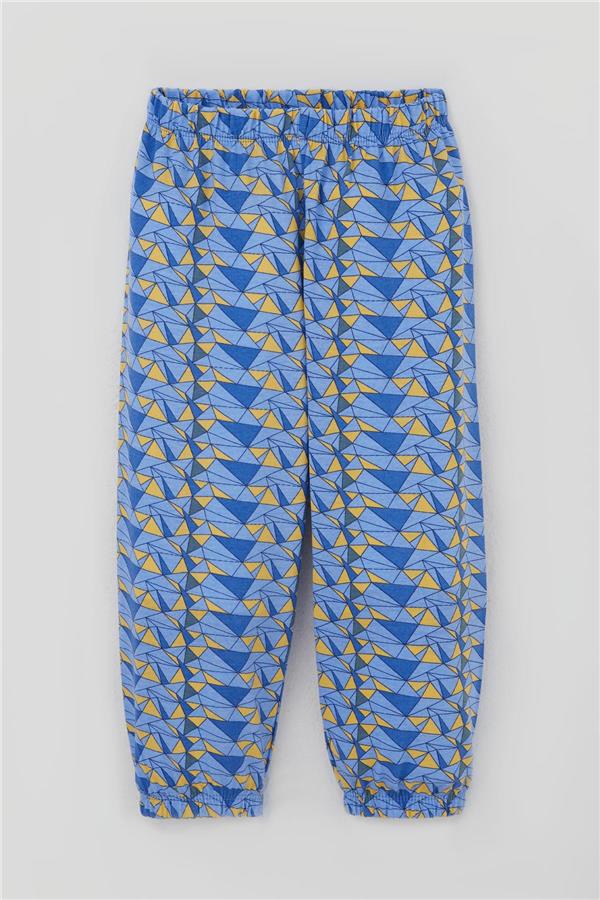 Baby Boy Pajama Set, Triangle Color, Light Blue (9 Months-3 Years)