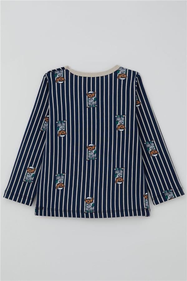Breeze Kids Dark blue Top Bottom Set