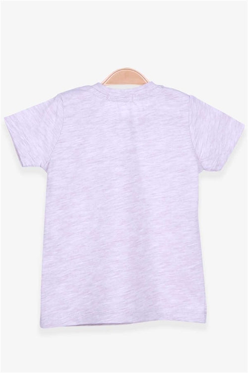 Baby Boy T-Shirt with Pockets, Beige Melange (9 Months-3 Years)