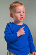 Baby Boy Long-Sleeve T-Shirt Basic Navy Blue (1-2 Years)