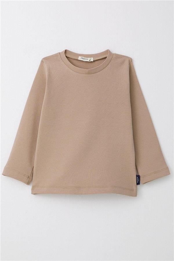 Baby Boy Long-Sleeve T-Shirt Basic Mink (1-2 Years)