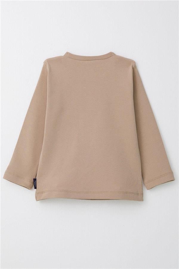 Baby Boy Long-Sleeve T-Shirt Basic Mink (1-2 Years)