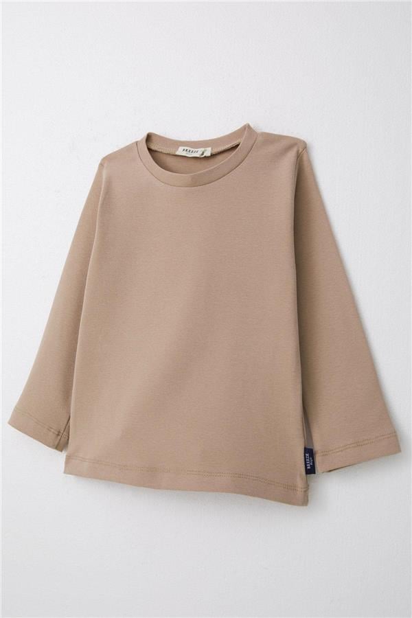 Baby Boy Long-Sleeve T-Shirt Basic Mink (1-2 Years)