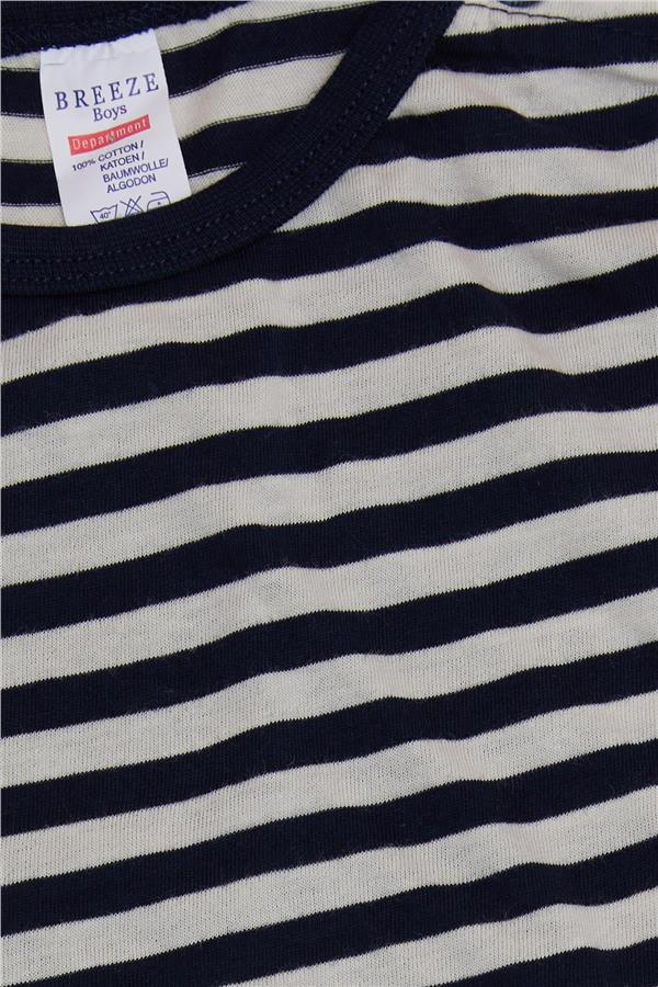 Baby Boy Long-Sleeve T-Shirt with Puppy Print and Hat, Navy Blue (9 Months-1 Years)