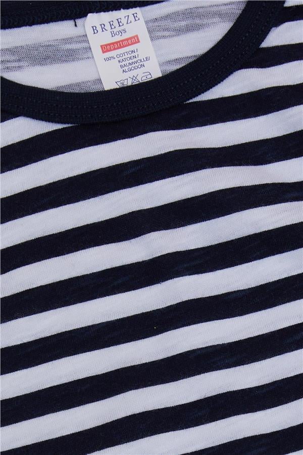 Baby Boy Long-Sleeve T-Shirt with Puppy Print and Hat, Navy Blue (9 Months-1 Years)