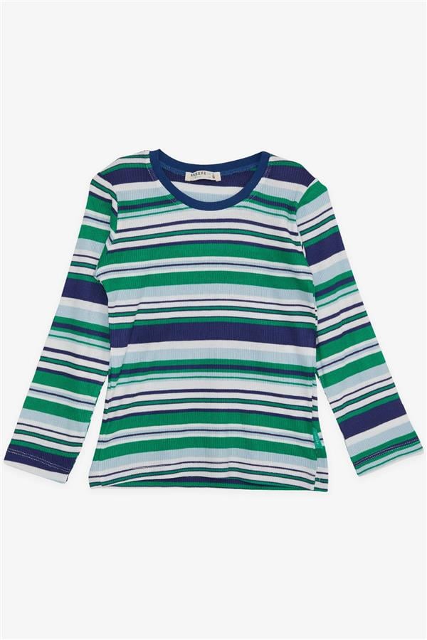 Baby Boy Long-Sleeve T-Shirt, Colorful Striped, Mixed Colors (9 Months-3 Years)