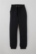 Boys' Sweatpants with Drawstring Detail and Pockets, Dark Grey Melange (Ages 7-11)