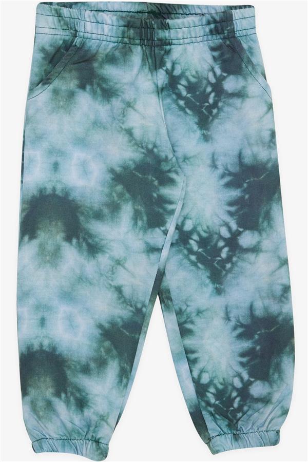 Baby Boy Sweatpants with Batik Pattern, Pockets, Mixed Colors (1-2 Years)