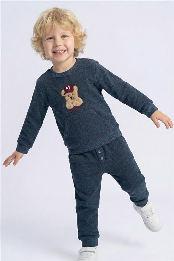 Breeze Kids Dark blue Top Bottom Set