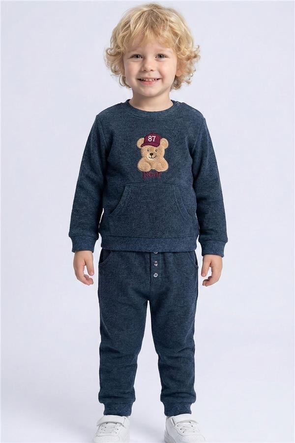 Breeze Kids Dark blue Top Bottom Set