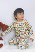 Boys' Tracksuit Set Zebra Adventure Cream (1.5-3 Years)