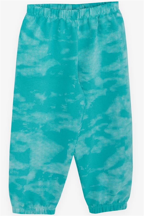 Boys' Pajama Set, Green, Patterned (1-1.5 Years)