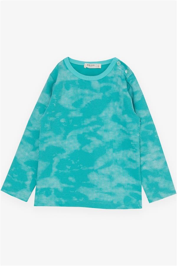 Boys' Pajama Set, Green, Patterned (1-1.5 Years)