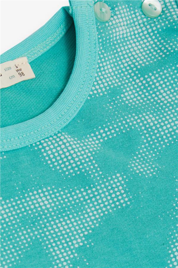 Boys' Pajama Set, Green, Patterned (1-1.5 Years)