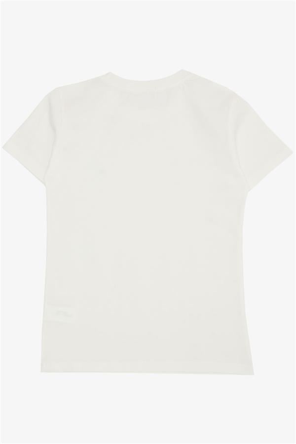 Boys' Basic T-Shirt, Off-White (Ages 4-14)