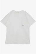 Boys' T-Shirt with Pockets and Printed Text, Off-White (Ages 9-14)