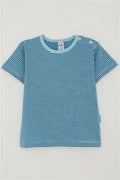 Baby Boy T-Shirt, Striped, Blue (1-1.5 Years)