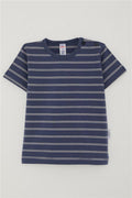 Baby Boy T-Shirt, Striped, Dark Blue (1-1.5 Years)