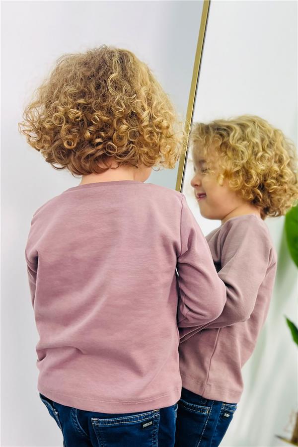 Baby Boy Long-Sleeve T-Shirt Basic Mink (1-1.5 Years)