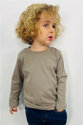 Baby Boy Long-Sleeve T-Shirt Basic Khaki Green (1-1.5 Years)