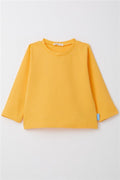 Baby Boy Long-Sleeve T-Shirt Basic Yellow (1-2 Years)