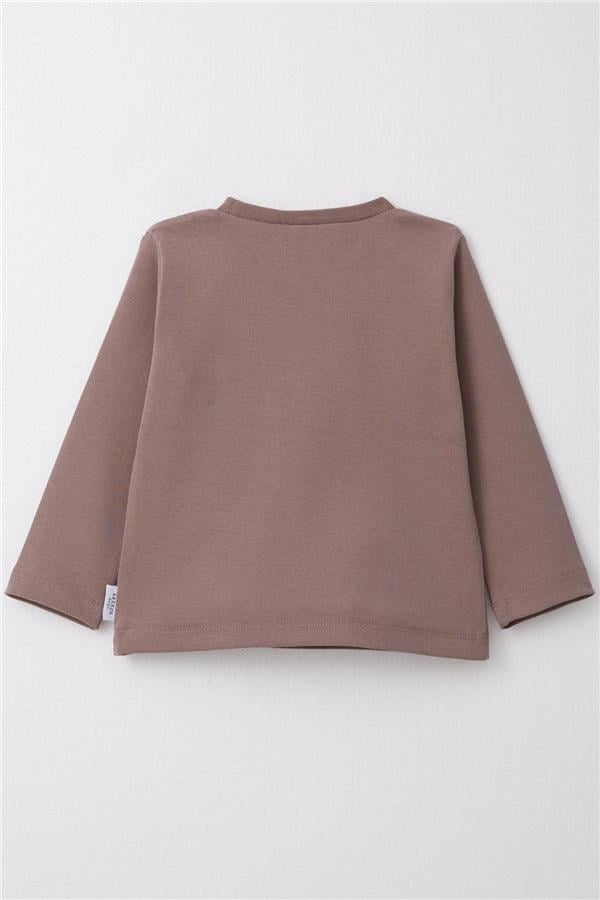 Baby Boy Long-Sleeve T-Shirt Basic Mink (1-1.5 Years)
