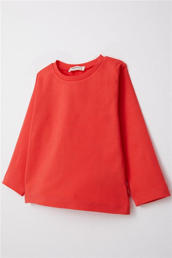 Baby Boy Long-Sleeve T-Shirt Basic Pomegranate (1-2 Years)