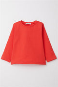 Baby Boy Long-Sleeve T-Shirt Basic Pomegranate (1-2 Years)