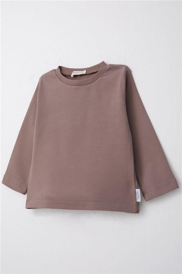 Baby Boy Long-Sleeve T-Shirt Basic Mink (1-1.5 Years)