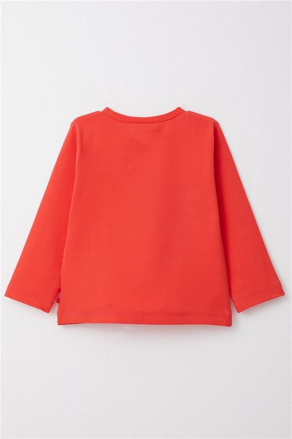 Baby Boy Long-Sleeve T-Shirt Basic Pomegranate (1-2 Years)