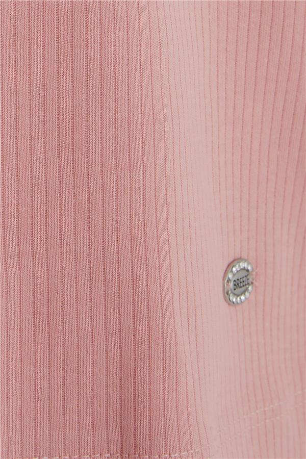 Baby Girl Blouse with Lace and Bow, Rose Pink (6 Months-2 Years)