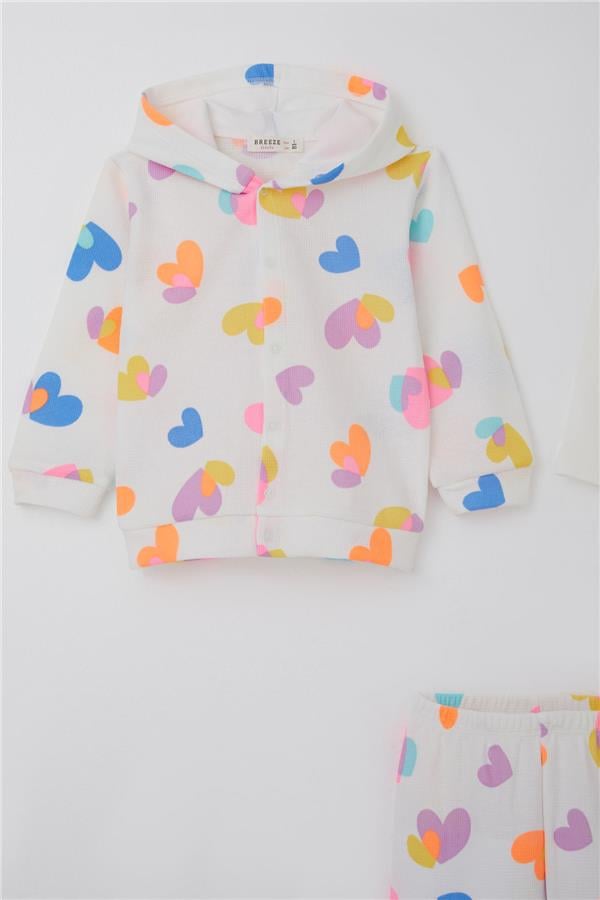 Breeze Kids White Top Bottom Set