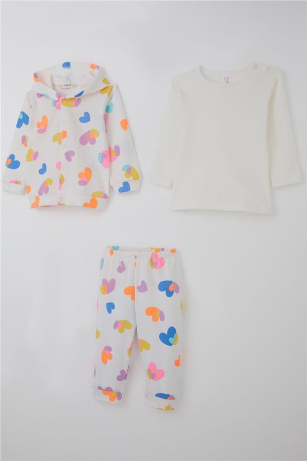 Breeze Kids White Top Bottom Set
