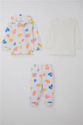 Breeze Kids White Top Bottom Set