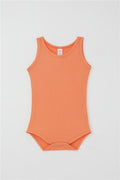 Baby Girl Snap-Button Bodysuit Jacquard Salmon (9 Months-3 Years)