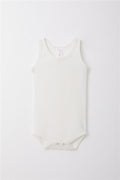 Baby Girl Snap-Button Bodysuit, Ecru (9 Months-3 Years)