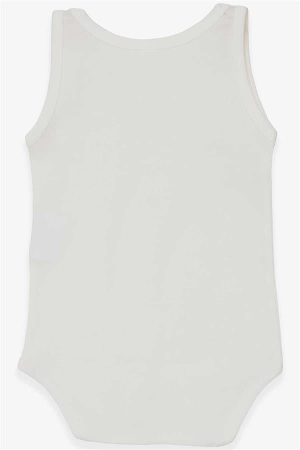 Baby Girl Snap-Button Bodysuit, Ecru (1-2 Years)