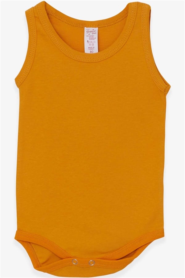 Baby Girl Snap-Button Bodysuit Mustard Yellow (9 Months-1.5 Years)