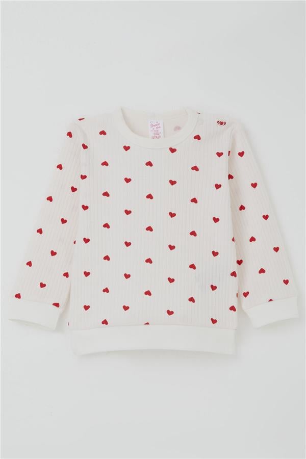 Breeze Kids Ecru Top Bottom Set