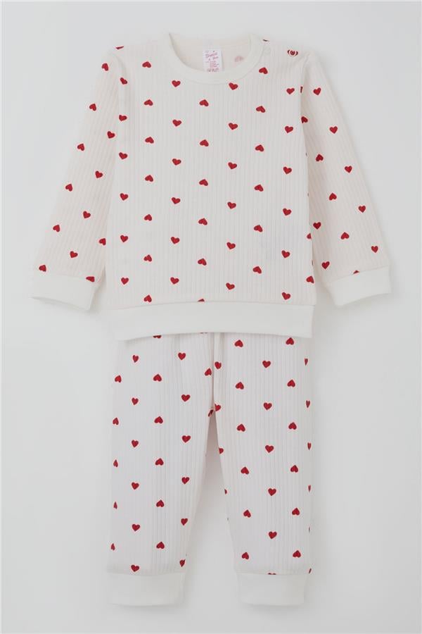 Breeze Kids Ecru Top Bottom Set