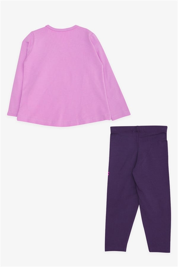 Baby Girl Leggings Set with Rabbit Print, Lilac (9 Months - 1.5 Years)